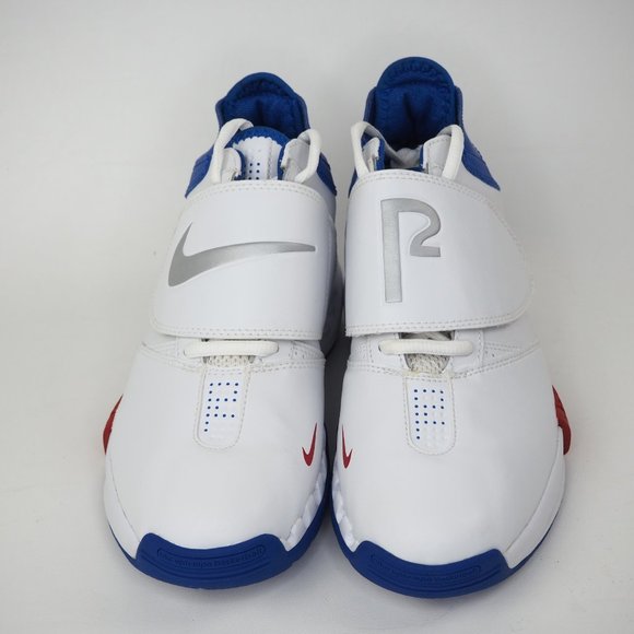 Nike Air P2 Ultimate Boys Shoes White/ Sylver - Picture 5 of 12